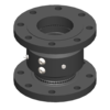 HBS100: 4” ASME Class 150 RF Straight Single-plane Swivel M/S, Viton seals.