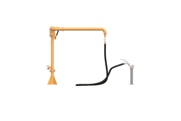 Mine-site-rail-loading-arm-with-LBM800-side-view