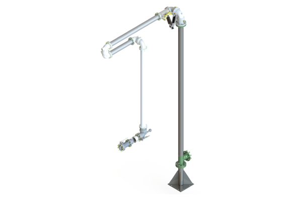 Custom long reach Aviation refuelling arm Custom long reach Aviation refuelling arm